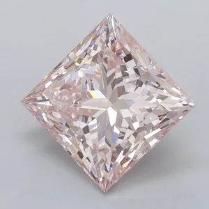 2.05ct PRINCESS Fancy Intense Pink VS1 Coloured Lab diamond
