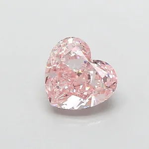 1.02ct HEART Fancy Intense Pink VS1 Coloured Lab diamond