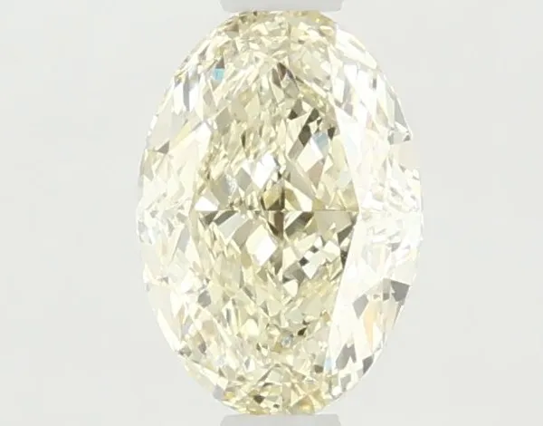 1.06ct OVAL Fancy Intense Yellow VVS2 Coloured Lab diamond