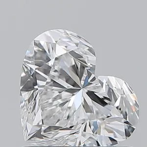 0.91ct HEART E VVS1 Natural diamond