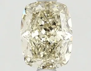 1.06ct CUSHION Fancy Yellow VS2 Coloured Lab diamond