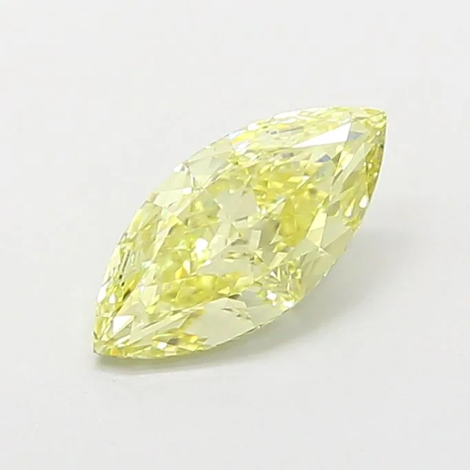 1.64ct MARQUISE Fancy Yellow VVS2 Coloured Lab diamond