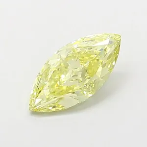 1.64ct MARQUISE Fancy Yellow VVS2 Coloured Lab diamond