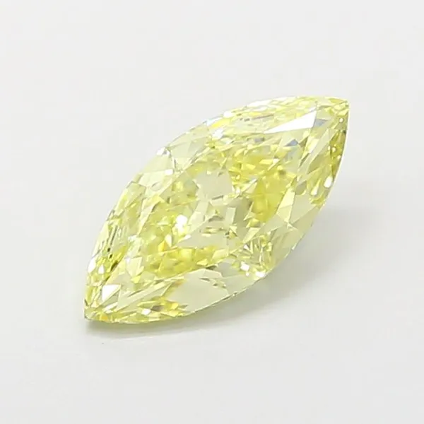 1.64ct MARQUISE Fancy Yellow VVS2 Coloured Lab diamond