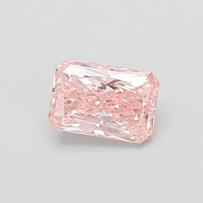 1.03ct RADIANT Fancy Intense Pink VVS2 Coloured Lab diamond