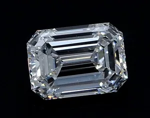 0.41ct EMERALD D VS2 Natural diamond