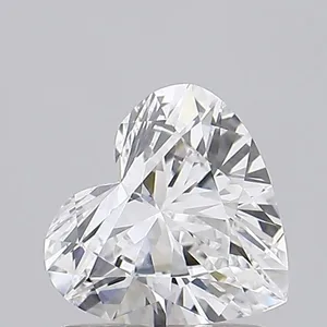 0.91ct HEART E VVS1 Lab diamond