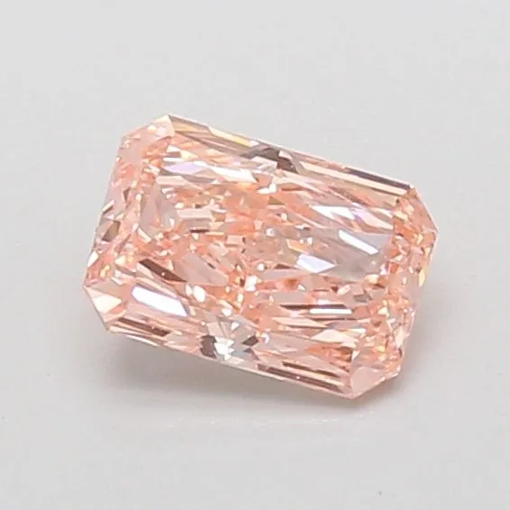 0.76ct RADIANT Fancy Vivid Pink VS1 Coloured Lab diamond