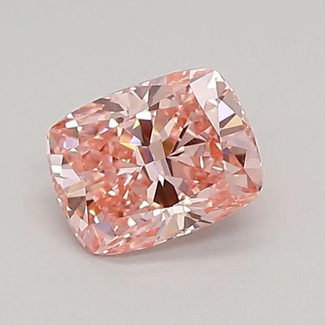 0.64ct CUSHION Fancy Vivid Pink VVS2 Coloured Lab diamond