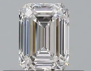 0.4ct EMERALD D VVS1 Natural diamond
