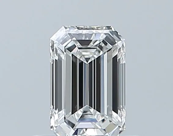 0.40ct EMERALD F VVS2 Natural diamond