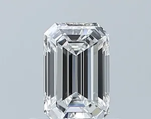 0.4ct EMERALD F VVS2 Natural diamond