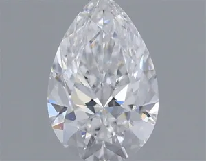 0.42ct PEAR D VVS1 Natural diamond