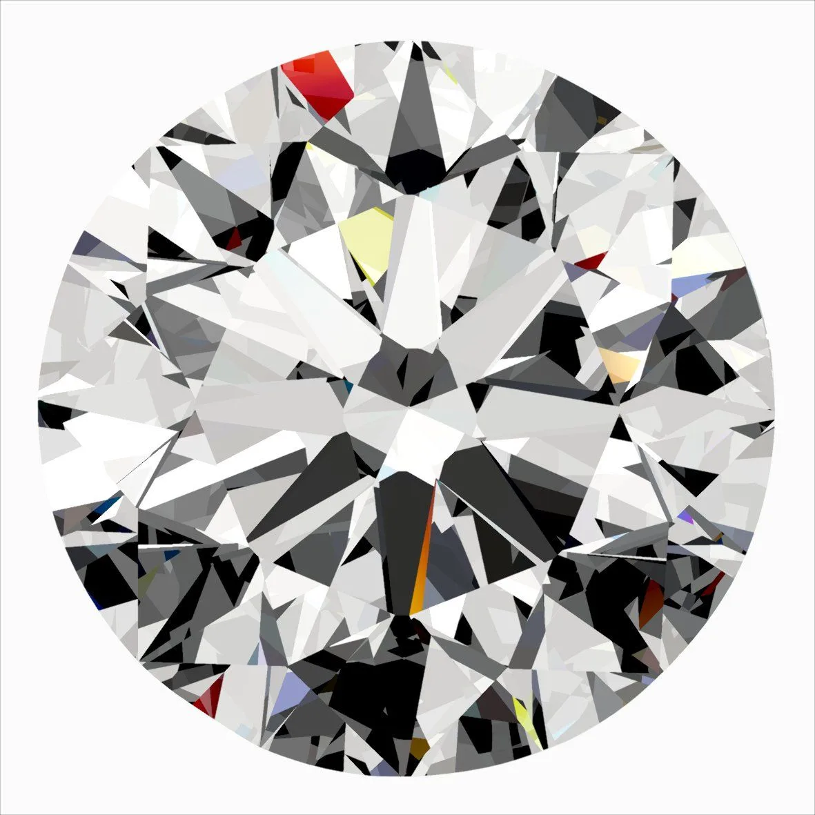 0.30ct ROUND H VVS2 Natural diamond