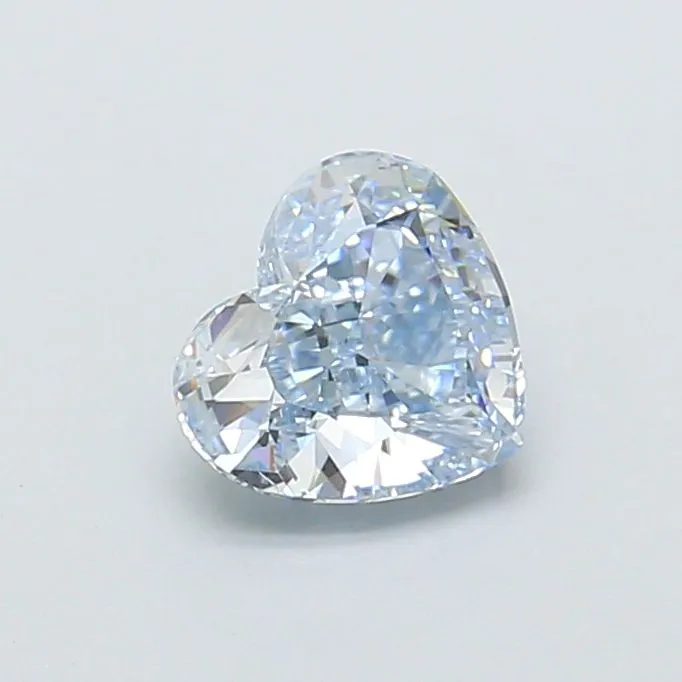 1.11ct HEART Fancy Intense Blue VS2 Coloured Lab diamond