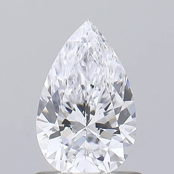 0.7ct PEAR D VVS1 Lab diamond