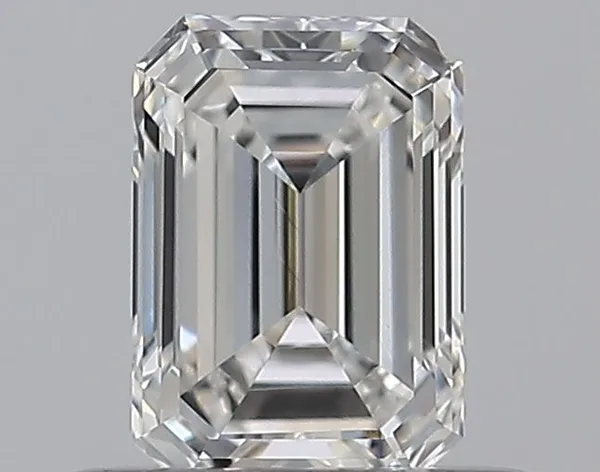 0.5ct EMERALD F VVS1 Natural diamond