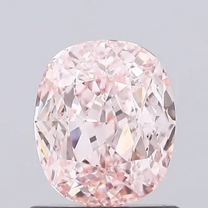 0.94ct CUSHION Fancy Pink VVS2 Coloured Lab diamond