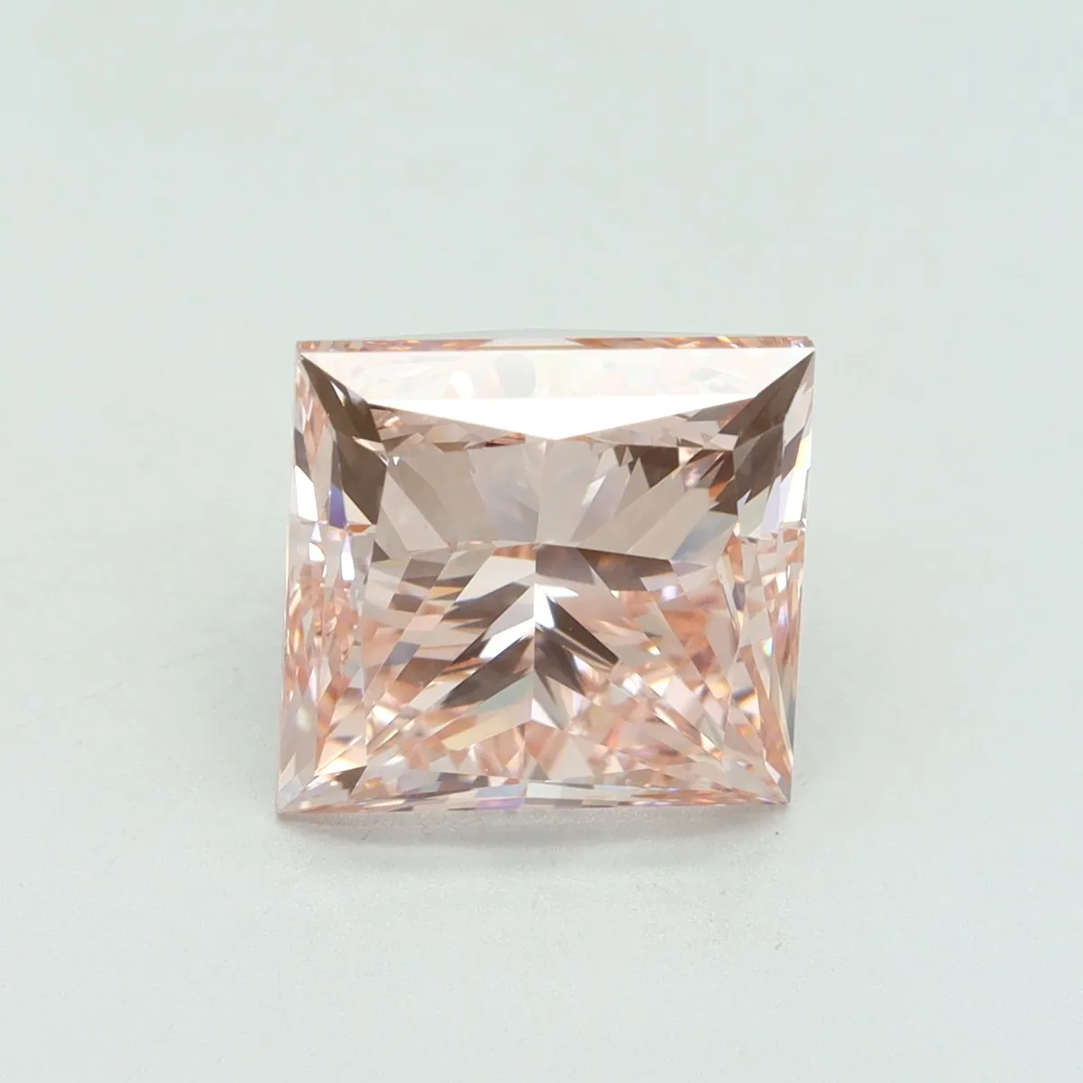 5.03ct PRINCESS Fancy Intense Pink VS1 Coloured Lab diamond