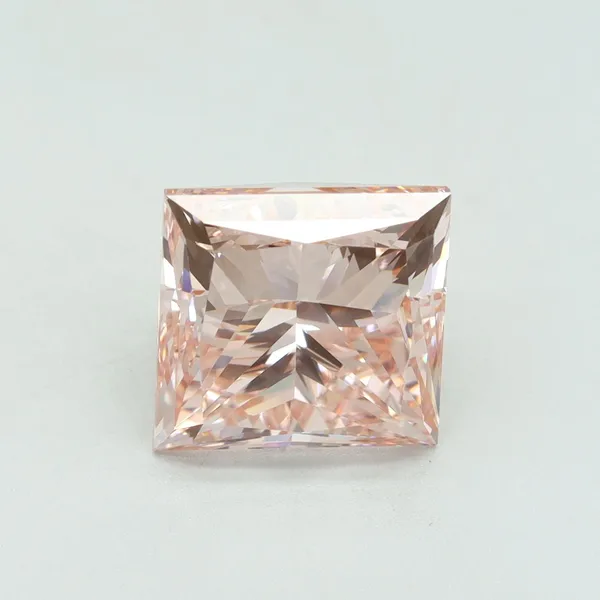 5.03ct PRINCESS Fancy Intense Pink VS1 Coloured Lab diamond