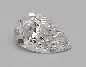 0.87ct PEAR D VVS2 Lab diamond