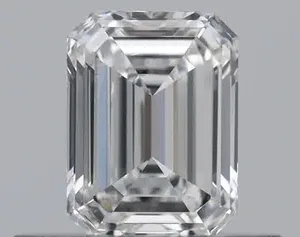 0.4ct EMERALD F VS1 Natural diamond