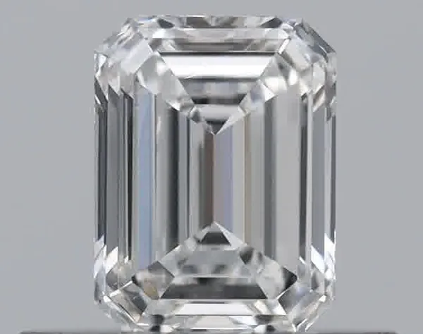 0.4ct EMERALD F VS1 Natural diamond