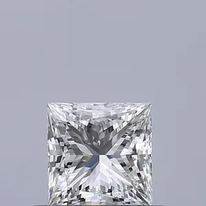 0.54ct PRINCESS F VVS1 Natural diamond