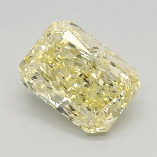 1.05ct RADIANT Fancy Intense Yellow VS1 Coloured Lab diamond