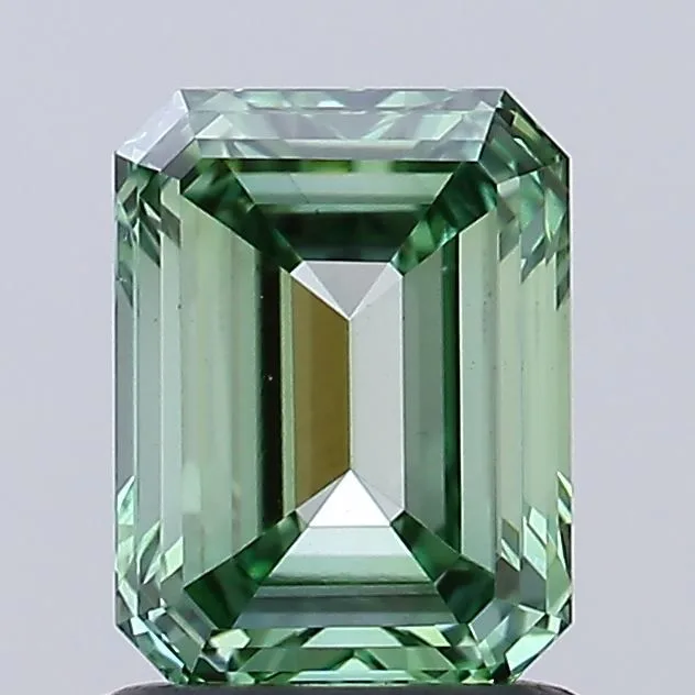 1.49ct RADIANT Fancy Vivid Yellow VS1 Coloured Lab diamond