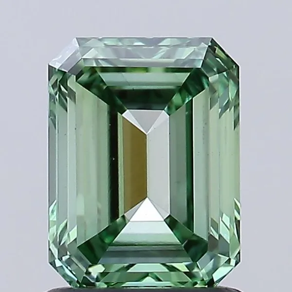 1.49ct RADIANT Fancy Vivid Yellow VS1 Coloured Lab diamond