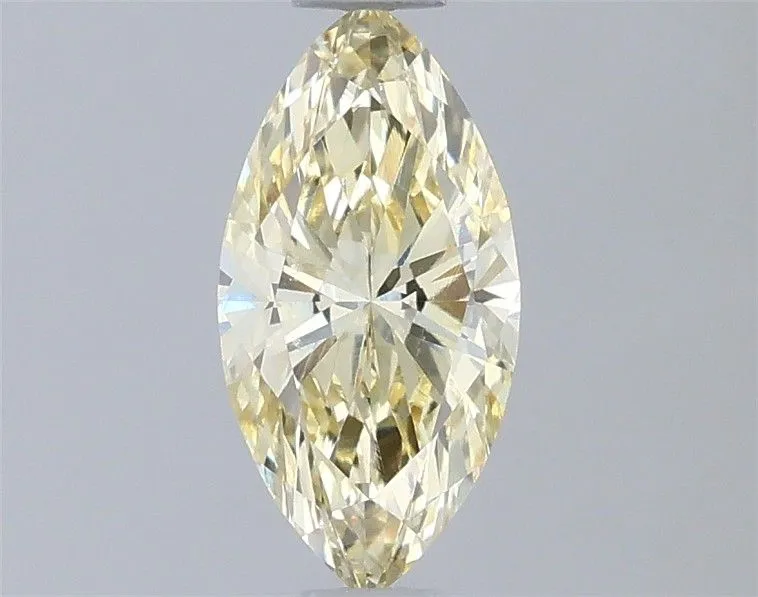 0.56ct MARQUISE Fancy Yellow VS1 Coloured Lab diamond