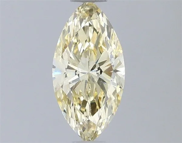 0.56ct MARQUISE Fancy Yellow VS1 Coloured Lab diamond