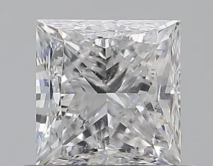0.7ct PRINCESS D SI2 Natural diamond