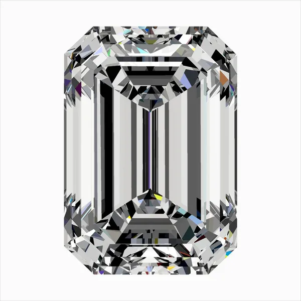 0.45ct EMERALD F VVS2 Natural diamond