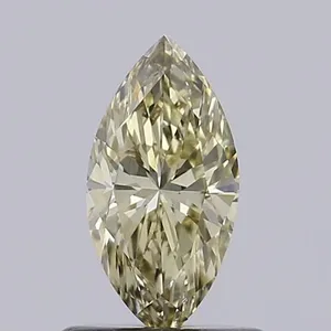 0.55ct MARQUISE Fancy Light Yellow VVS2 Coloured Lab diamond