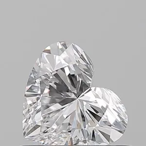 0.53ct HEART D VS2 Natural diamond