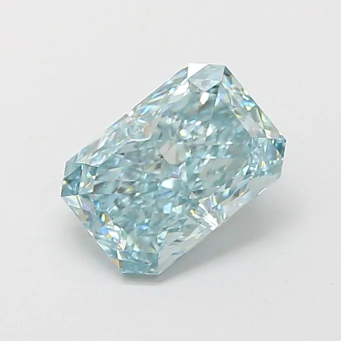 1.39ct RADIANT Fancy Intense Blue VS1 Coloured Lab diamond
