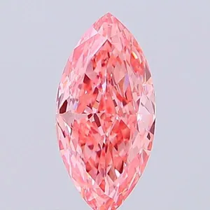 1.05ct MARQUISE Fancy Vivid Pink VVS1 Coloured Lab diamond