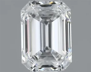 0.53ct EMERALD D VS1 Natural diamond