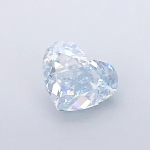 1.31ct HEART Fancy Light Blue VVS2 Coloured Lab diamond