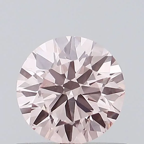 0.51ct ROUND Fancy Pink VS1 Coloured Lab diamond