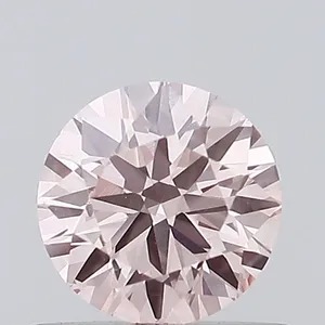 0.51ct ROUND Fancy Pink VS1 Coloured Lab diamond