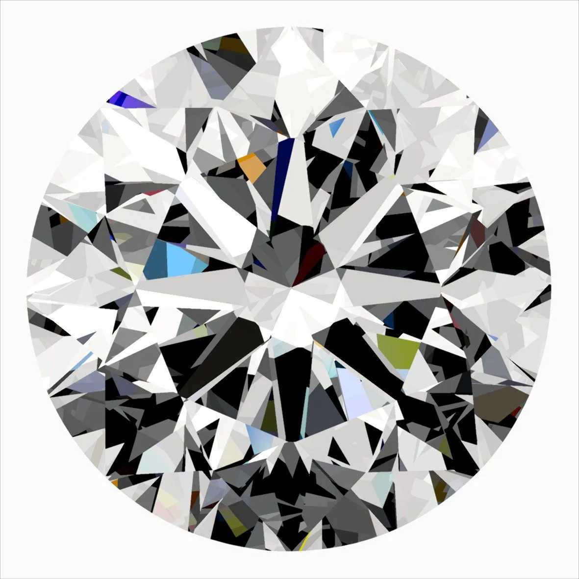 0.30ct ROUND H VS1 Natural diamond
