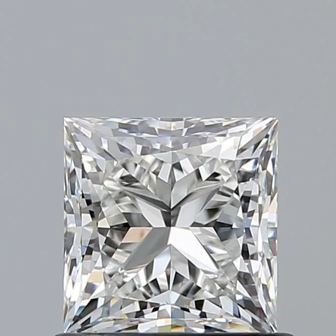 0.90ct PRINCESS G VVS2 Natural diamond