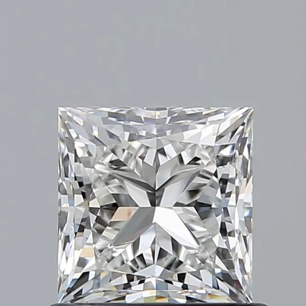 0.9ct PRINCESS G VVS2 Natural diamond