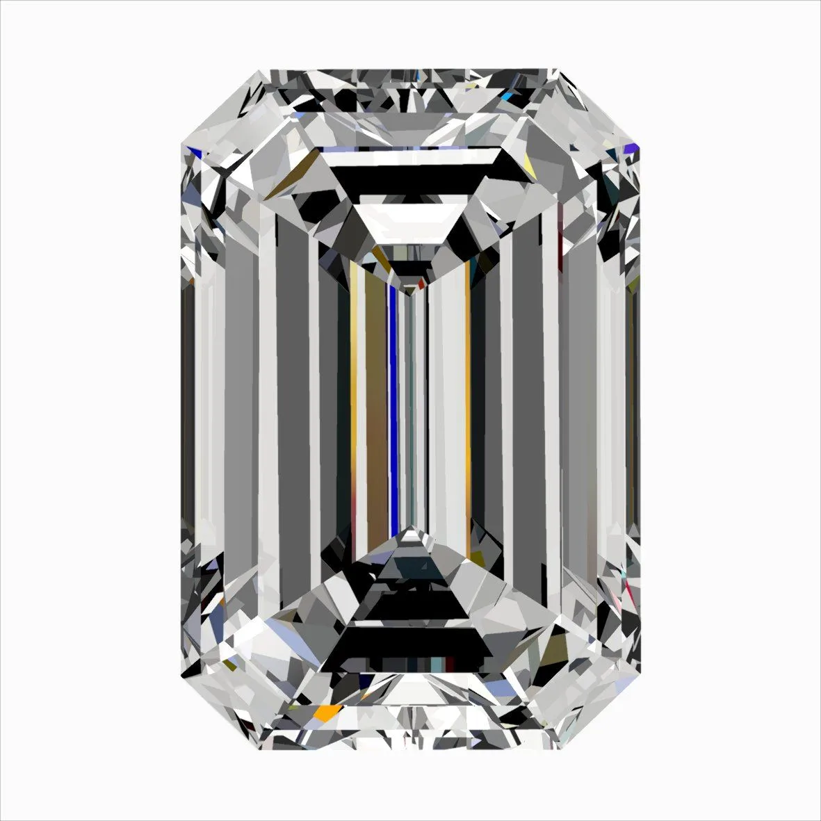 0.30ct EMERALD F VS1 Natural diamond