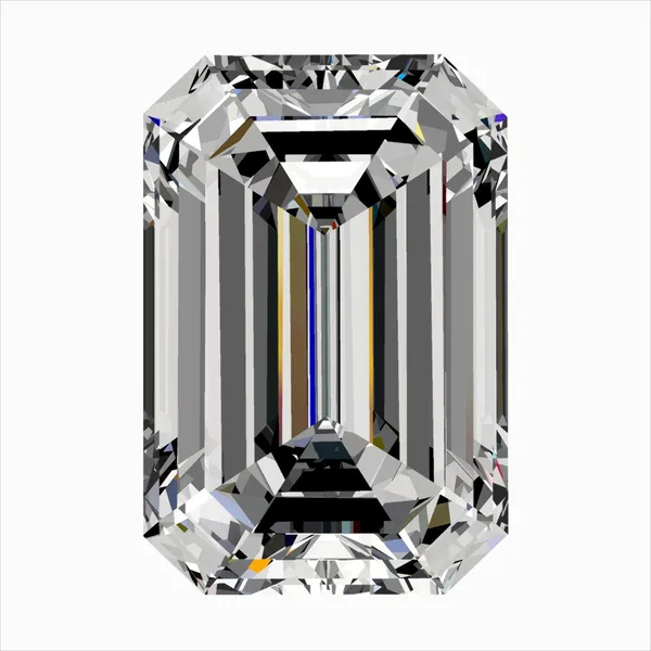 0.3ct EMERALD F VS1 Natural diamond