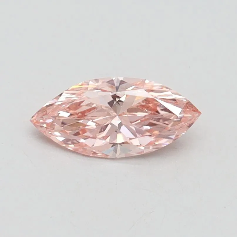0.41ct MARQUISE Fancy Intense Pink VS1 Coloured Lab diamond