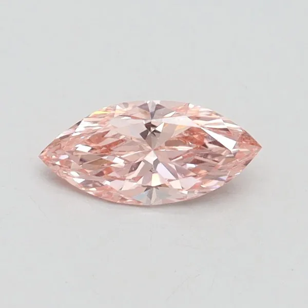 0.41ct MARQUISE Fancy Intense Pink VS1 Coloured Lab diamond
